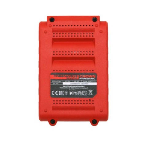 Аккумулятор Crown 20.0В 4,0 Ач Li-ion [CAB204015XE cb]