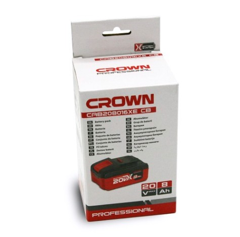 Аккумулятор Crown 20.0В 8,0 Ач Li-ion [CAB208016XE CB]