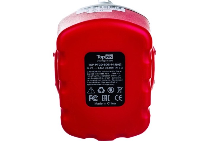 Аккумулятор TopON для Bosch AHS 14.4В, 2.0Ah (Ni-Cd) [TOP-PTGD-BOS-14.4(A)2]