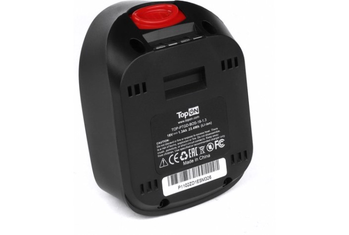 Аккумулятор TopON для Bosch ART 18В, 1.3Ah (Li-ion) [TOP-PTGD-BOS-18-1.3]