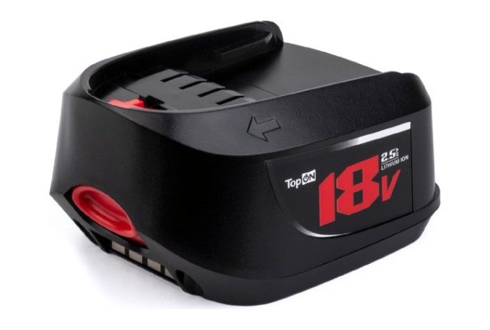Аккумулятор TopON для Bosch art 18В 2.5ah (li-ion) [TOP-PTGD-BOS-18-2.5]