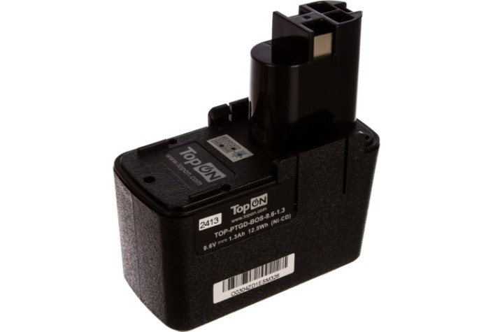 Аккумулятор TopON для Bosch GBM 9.6В, 1.3Ah (Ni-Cd) [TOP-PTGD-BOS-9.6-1.3]