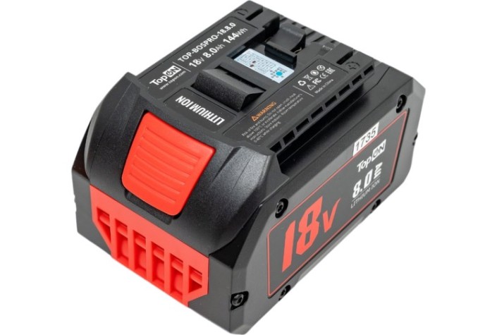 Аккумулятор TopON для Bosch ProCore. 18В 8.0Ah (Li-Ion) [TOP-BOSPRO-18.8.0]