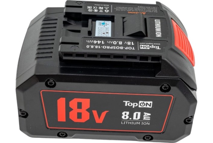 Аккумулятор TopON для Bosch ProCore. 18В 8.0Ah (Li-Ion) [TOP-BOSPRO-18.8.0]