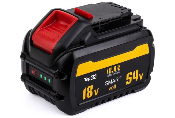Аккумулятор TopON для Dewalt XR FLEX VOLT 18/54В 12.0Ah (Li-ion) [TOP-DE-DCB548]