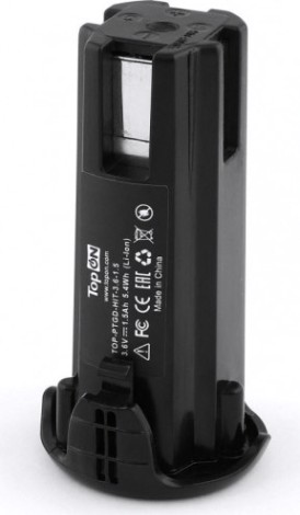 Аккумулятор TopON для Hitachi EB 3.6В, 1.5Ah (Ni-Mh) [TOP-PTGD-HIT-3.6-1.5]