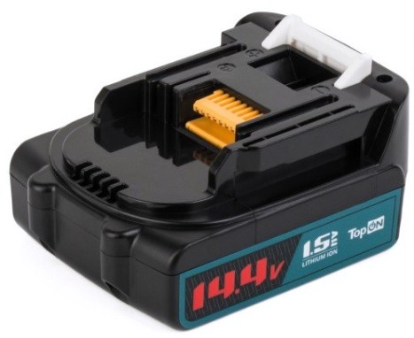 Аккумулятор TopON для Makita BL1415NA 14.4В, 1.5Ah (Li-Ion) [TOP-PTGD-MAK-14.4-1.5-Li]