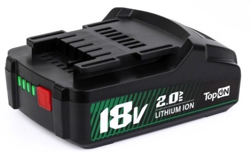 Аккумулятор TopON для Metabo Li-Ion 18В 2.0Ah [TOP-MET-18-2.0]