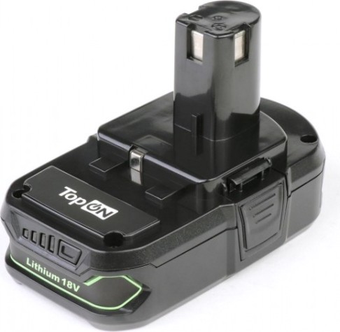 Аккумулятор TopON для Ryobi 18В, 2.5Ah (Li-Ion) [TOP-PTGD-RY-18-2.5-Li]