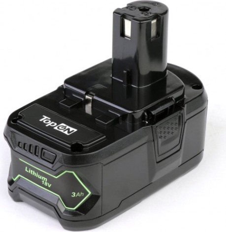 Аккумулятор TopON для Ryobi 18В, 3.0Ah (Li-Ion) [TOP-PTGD-RY-18-3.0-Li]