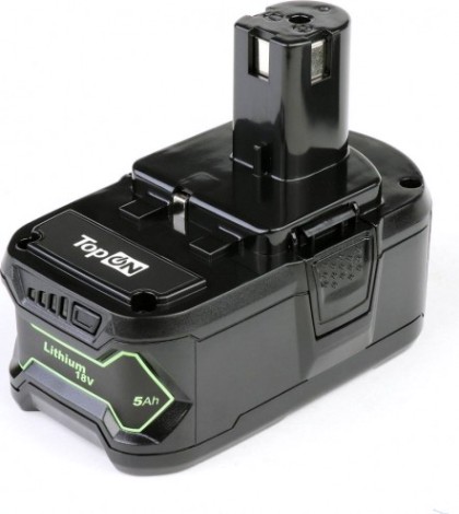 Аккумулятор TopON для Ryobi 18В, 5.0Ah (Li-Ion) [TOP-PTGD-RY-18-5.0-Li]