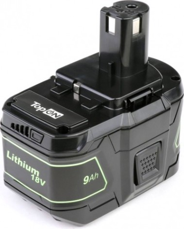 Аккумулятор TopON для Ryobi 18В, 9.0Ah (Li-Ion) [TOP-PTGD-RY-18-9.0-Li]