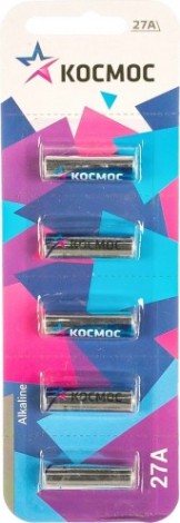 Батарейка КОСМОС 27A5BL (5 шт) [KOC27A5BL]