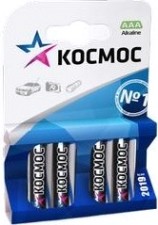 Батарейка КОСМОС LR034BL (ААА) 4 шт. [KOCLR034BL]