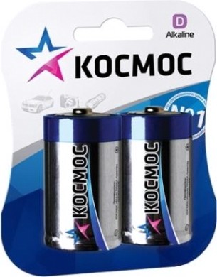 Батарейка КОСМОС LR20MAX2BL (2 шт) [KOCLR20MAX2BL]
