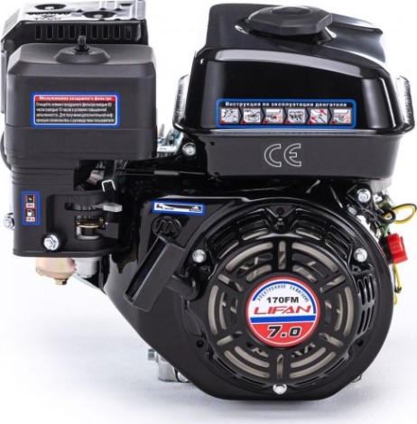 Бензиновый двигатель LIFAN 170FM 7,0 л.с. (вал 19,05 мм)