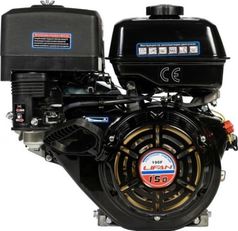 Бензиновый двигатель LIFAN 190F- 3А 15,0 л.с. (вал 25 мм, 3А) [190F-3А]