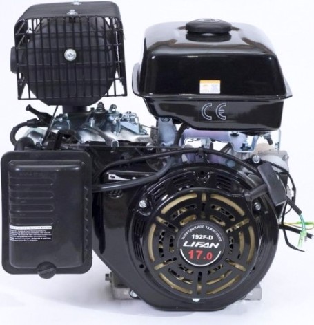 Бензиновый двигатель LIFAN 192F D 17,0 л.с. (вал 25 мм, электростартер) [192FD]