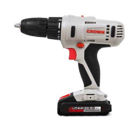 Дрель-шуруповерт аккумуляторная Crown CT21056L-1.5 BMC Дрель-шуруповерт аккумуляторная Crown CT21056L-1.5 BMC