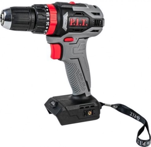 Дрель-шуруповерт аккумуляторная P.i.t. PSB20H-10B ударная бесщеточная solo без АКБ и ЗУ