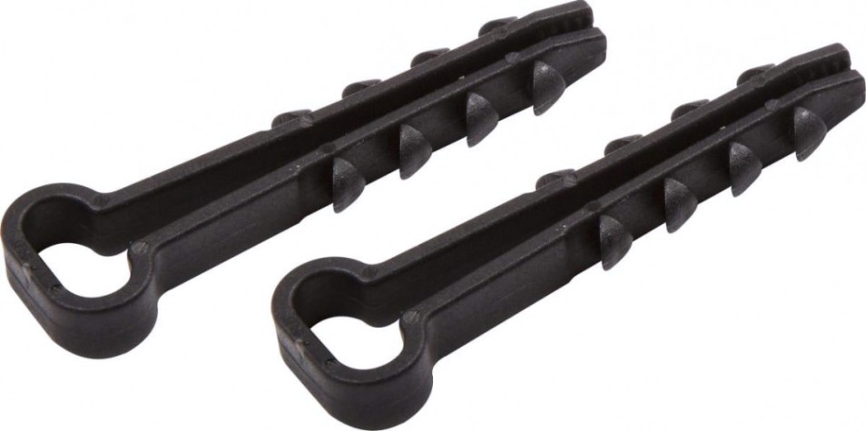 Дюбель-хомут Proconnect 5-10 мм (уп.10 шт.), черный, прямоугольный [07-4621-9]