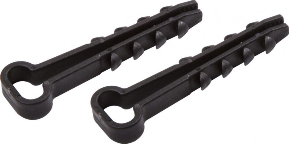 Дюбель-хомут Proconnect 5-10 мм (уп.100 шт.), черный, прямоугольный [07-4621]