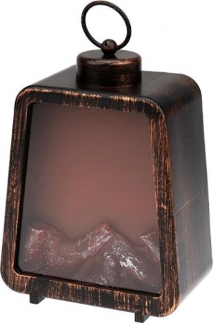 Электрокамин Neon-Night Лофт с эффектом живого огня 17х10х24,5 см [511-034]