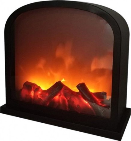 Электрокамин Neon-Night Шале с эффектом живого огня 30х13х28 см [511-006]