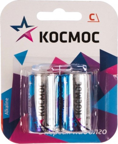 Элемент питания КОСМОС LR14MAX2BL Космос 2*BL [KOCLR14MAX2BL]