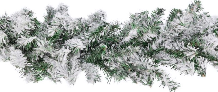 Еловый шлейф Neon-Night "Заснеженный" 2,7 м [307-122]