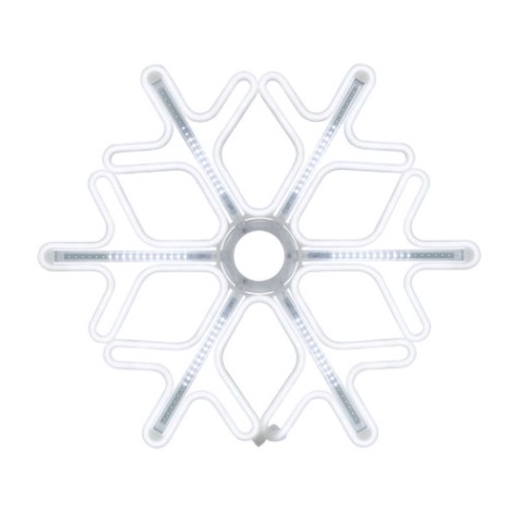 Фигура снежинка Neon-Night 501-225 с эффектом тающих сосулек 60х60, белый