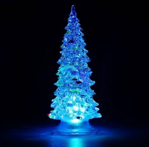 Фигурка деревянная Neon-Night "Елочка" RGB 15 см [513-022]