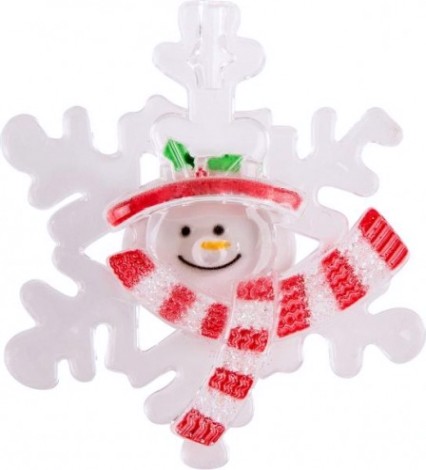 Фигурка светодиодная Neon-Night "Снеговик на снежинке" [501-021]