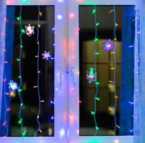 Фигурка светодиодная Neon-Night "Снеговик на снежинке" [501-021]