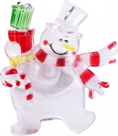 Фигурка светодиодная Neon-Night "Снеговик с подарком" [501-022]