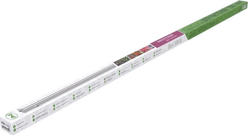 Фитосветильник GAUSS TL для растений 15w 460lm, фиолет спектр led [130411915]