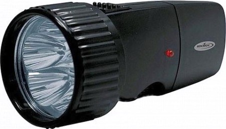 Фонарь аккумуляторный КОСМОС Ac104LED 5LED евровилка [KOCAc104LED]