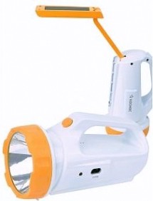 Фонарь аккумуляторный КОСМОС Accu678SLED 3Вт LED с солн. панелью [KOCAccu678SLED]