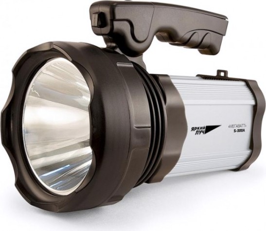 Фонарь аккумуляторный ЯРКИЙ ЛУЧ S-300A "МЕГАВАТТ" [4606400105374]