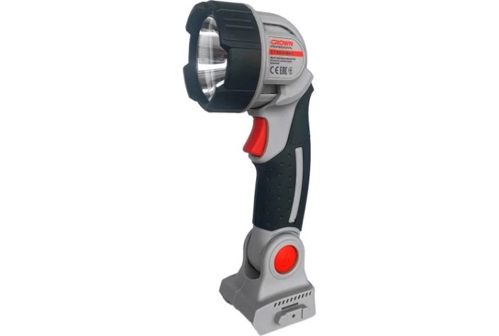 Фонарь Crown CT26008HX аккумуляторный, без АКБ и ЗУ