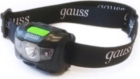 Фонарь GAUSS GFL405 налобный 3w 130lm li-ion 600mah led [GF405]