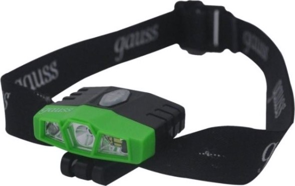 Фонарь GAUSS GFL406 налобный 5w 180lm li-ion 500mah led [GF406]