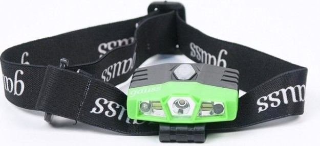 Фонарь GAUSS GFL406 налобный 5w 180lm li-ion 500mah led [GF406]