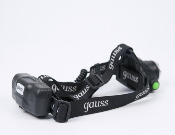 Фонарь GAUSS GFL407 налобный 5w 450lm li-ion 2400mah led [GF407]