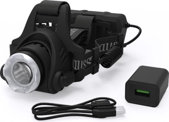 Фонарь GAUSS GFL407 налобный 5w 450lm li-ion 2400mah led [GF407]