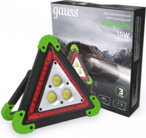 Фонарь GAUSS GFL802 автомобильный 15w 800lm li-ion 2400mah [GF802]