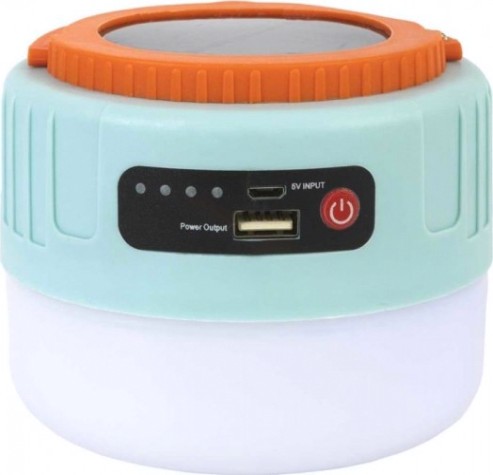 Фонарь кемпинговый GLANZEN CFL-0200-T05 светодиодный аккумуляторный USB