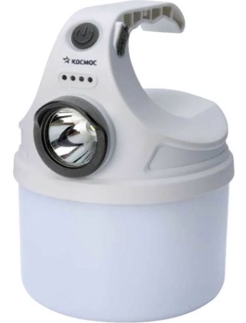 Фонарь кемпинговый КОСМОС KOC614Lit аккумуляторный, 10 Bт + 2 Bт, Li-ion 18650
