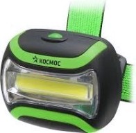 Фонарь КОСМОС H3WCOBLED 3W COB налобный [KOC-H3WCOBLED]