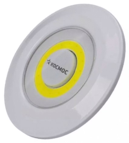 Фонарь КОСМОС KOC308B подсветка 3 Bт COB LED, 3xAAA (R03)